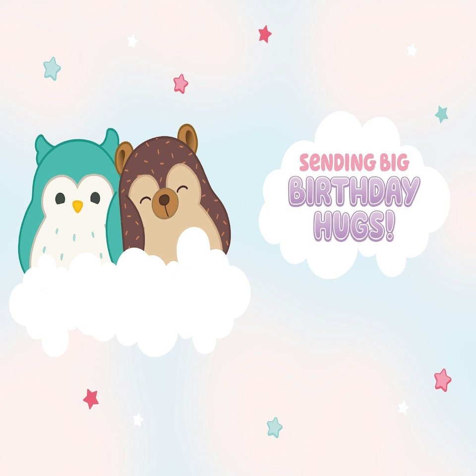 image 1 of Squishmallows 'Daughter' Birthday Card