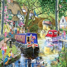 Summer on the River 1000 Piece Jigsaw Puzzle