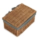 image 3 of Set of 3 Light Steamed Cotton Lined Basket Brown | Brown