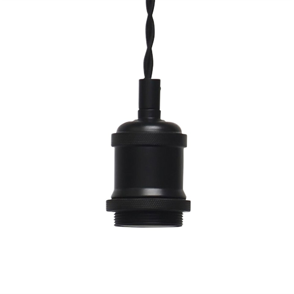 image 1 of Set of 2 Flex - Black Retro Ceiling Pendant Flex Kits