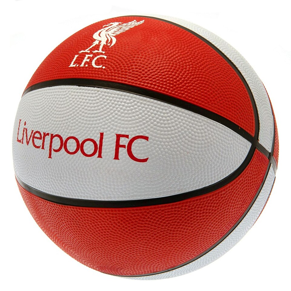 image 1 of Liverpool FC Crest Basketball - White/Red - 7