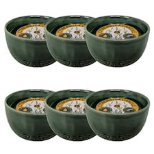 Citronella Ceramic Candles (Green) | Green | 6 - Green | One Size | 6