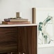image 4 of Vida Designs Cambridge 3 Tier Medium Bookcase Display Storage, Walnut