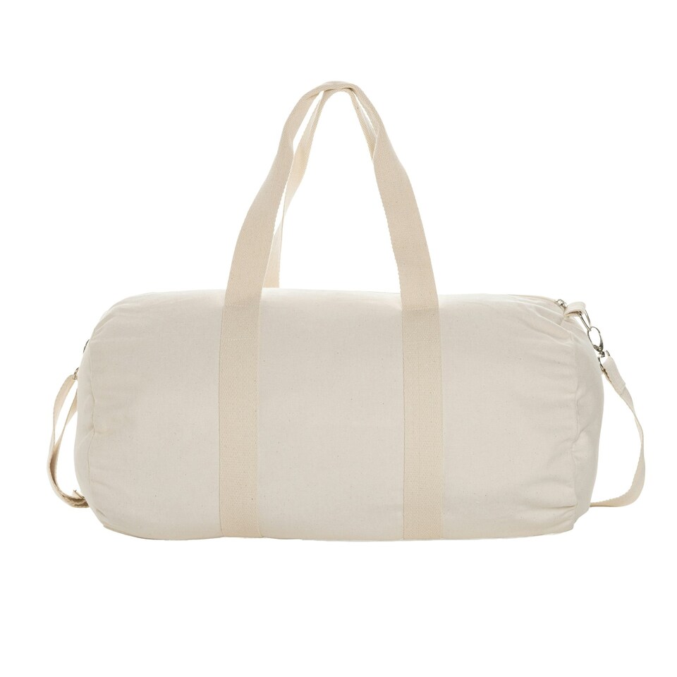 image 1 of XD Collection Impact Aware Recycled Canvas Undyed Duffle Bag - Off White - One Size | Cream | One Size