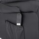 image 4 of Seattle Electric Single Motor Rise Recliner Bonded Leather Chair (Black)