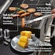 image 3 of VonHaus BBQ Tool Set & Storage Metal Case, 25 Piece Barbeque Accessories Kit