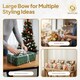 image 6 of 40pcs Silver 50mm/5cm Large Ribbon Pull Bows for Gift Wrapping, Hampers, Florist Bouquets, Wedding Cars and Party Décor Pullbow