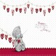 image 2 of Me to You With Love Tatty Teddy Sat On Swing - Valentines Day Card Tatty Teddy