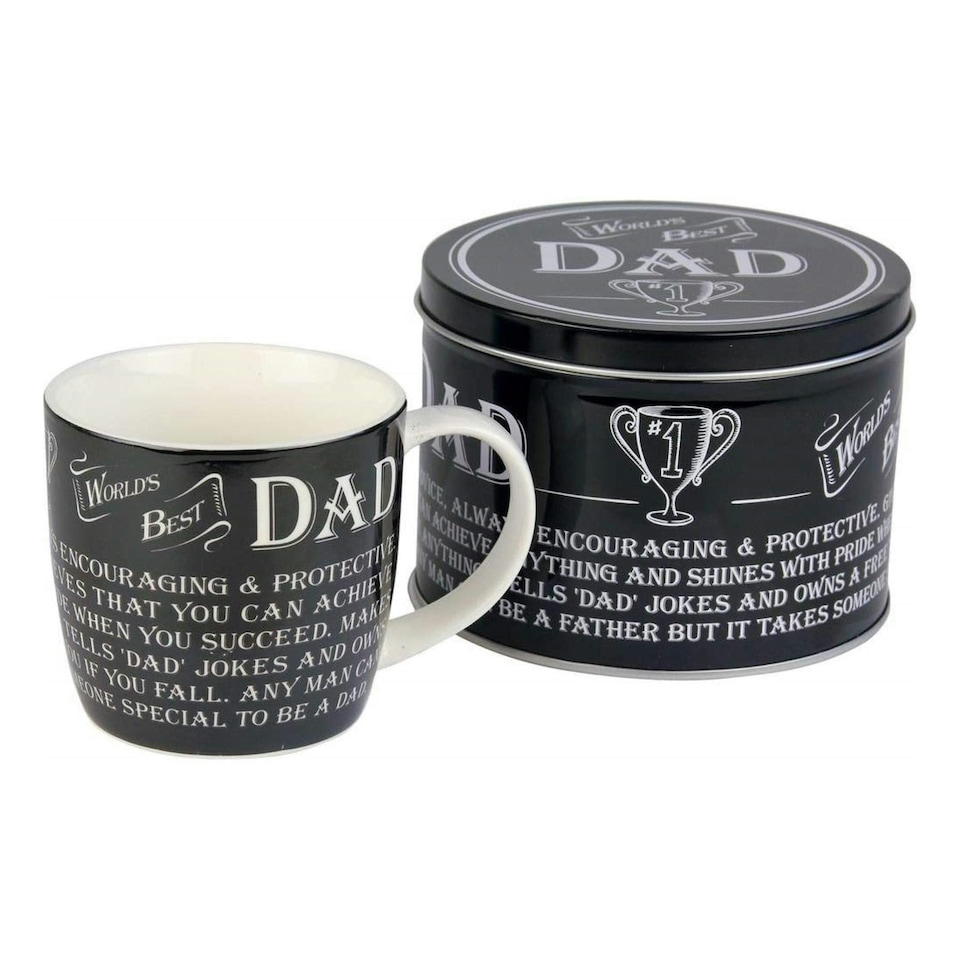 Man Mug & Tin - Dad | Black | 1