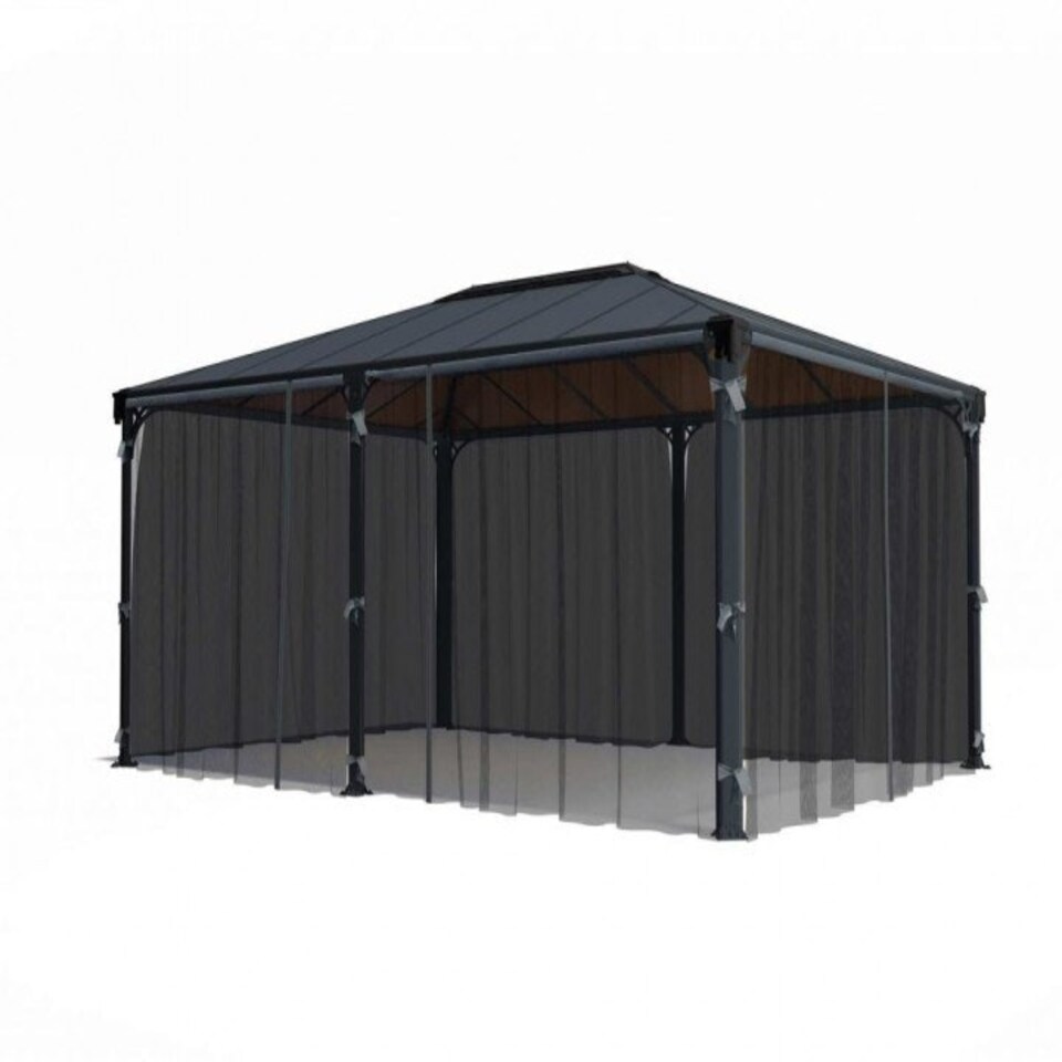 image 1 of Net Curtain set for Rectangle Gazebo 4000/5000 - L465 x W465 x H217 cm (Gazebo Not Included)