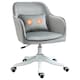 image 1 of Vinsetto Office Chair with Electric Vibration Massage Lumbar Pillow, Grey