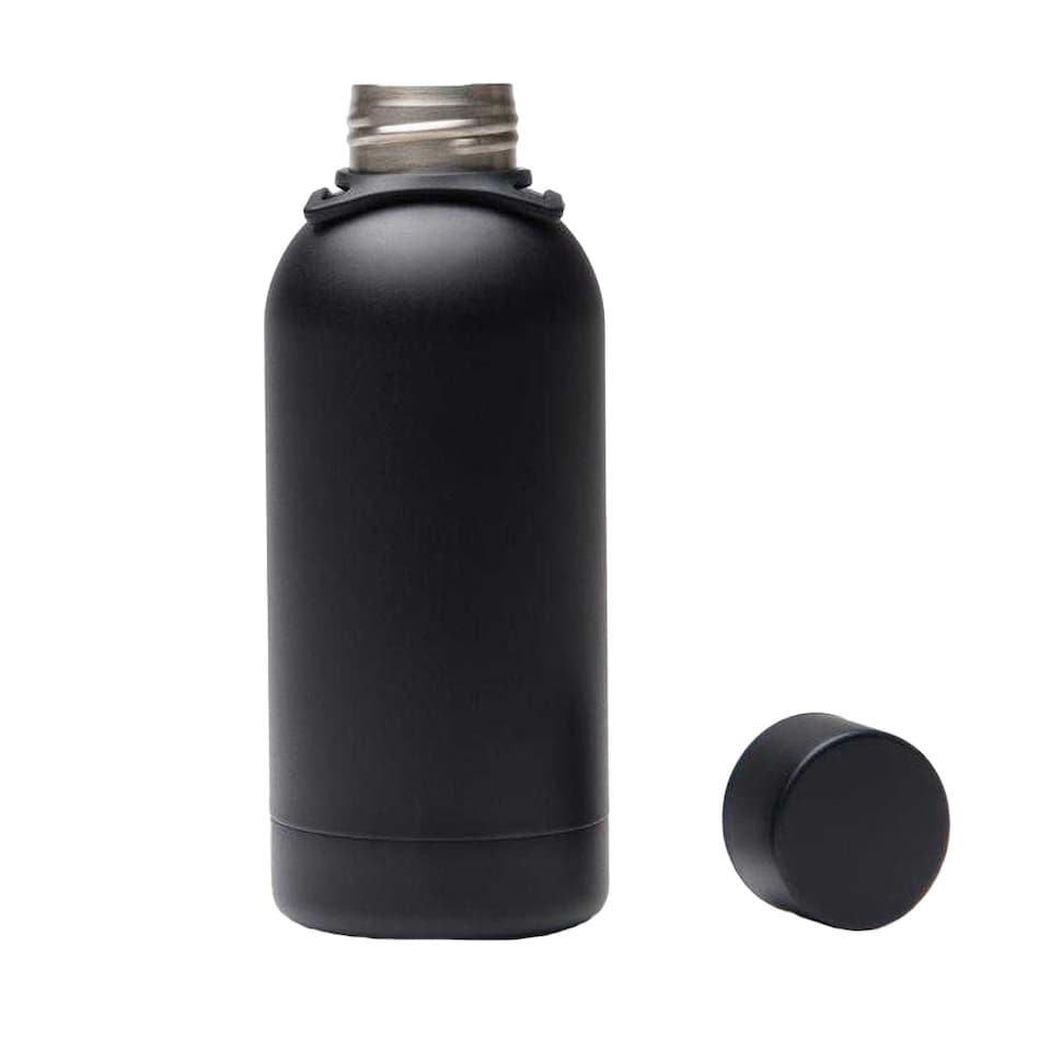 image 1 of Vinga Parks Stainless Steel 400ml Water Bottle | Black | Black | 1