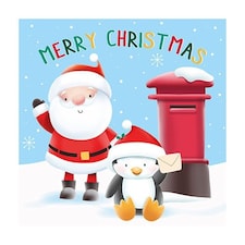 Cute Christmas Characters Greeting Cards - Pack of 20
