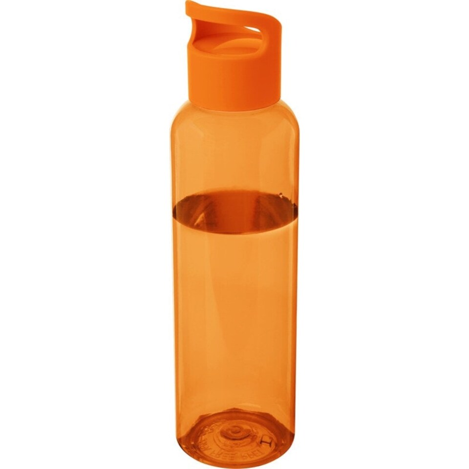 Sky Recycled Plastic 650ml Water Bottle - Orange - One Size