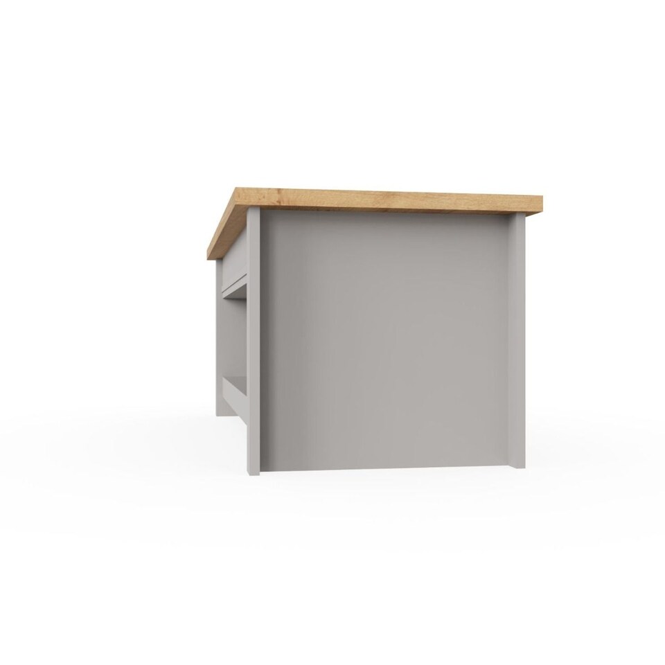 image 1 of Lisbon Grey Sliding Coffee Table