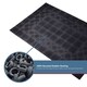 image 8 of Nicoman Rubber Elegant Blue Tile Doormat - 60x40cm