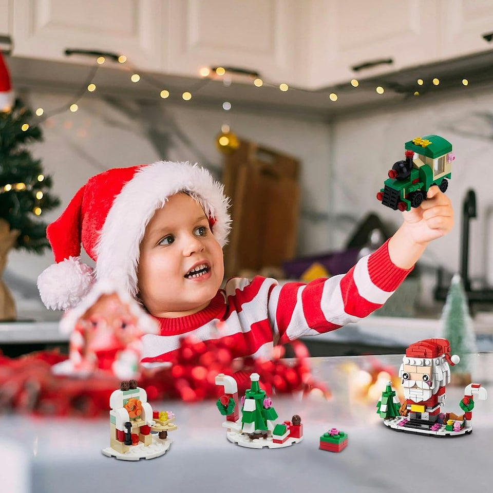 image 1 of Living and Home Christmas Advent Calendar Building Block Blind Box