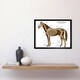 image 2 of Animals Skeleton Bones Horse Anatomy 12x16" Framed Wall Art Print