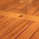 image 5 of Grasmere Outdoor 6 Person Rectangular Wooden Garden Patio Table