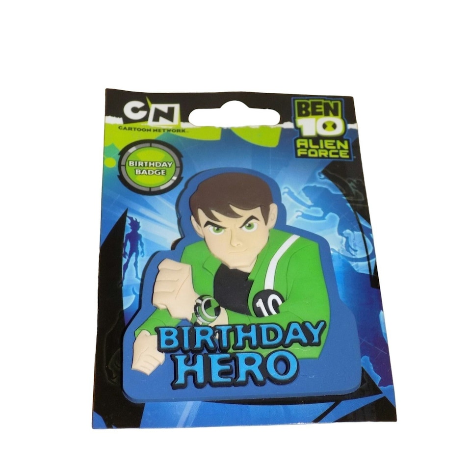 Ben 10: Alien Force Hero Birthday Badge - Multicoloured - One Size