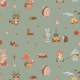 image 4 of rucomfy Forest Friends Kids Water Resistant Slouchbag Bean Bag Chair
