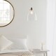 image 2 of Elstow Ceiling Pendant Light Chrome, Clear Glass, E27