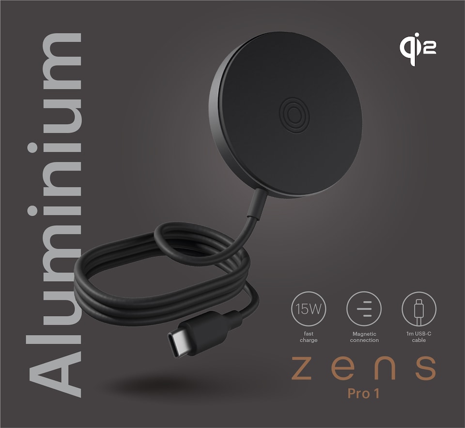 image 1 of Zens Pro 1 Wireless Charger - Black
