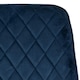 image 4 of Quebec Straight Edge Dining Set with 4 Avery Chairs Blue | Sapphire Blue