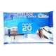 image 1 of Wet Floor Cleaning Wipes (Pack of 20) Wood & Tile Floor Streak-Free Wet Mop Cloths Compatible with Most Brands