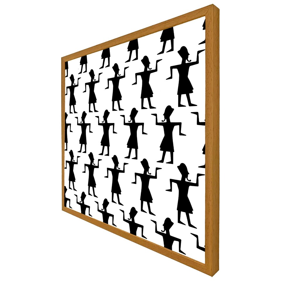 image 1 of Egyptian tribal art (Picutre Frame) Brown | Oak | XL