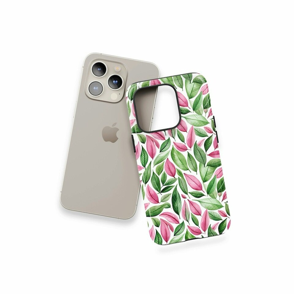 image 1 of Pinky Leaves Phone Case | Pink | iPhone 13 Pro Max
Tough | iPhone 13 Pro Max
Tough