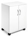 image 1 of Durable 2 Door Office Filing Storage Trolley on Wheels | 75cm White | White