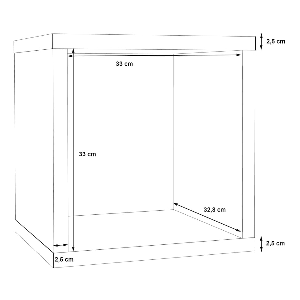 image 1 of Mauro Singular Storage Unit in Concrete Grey