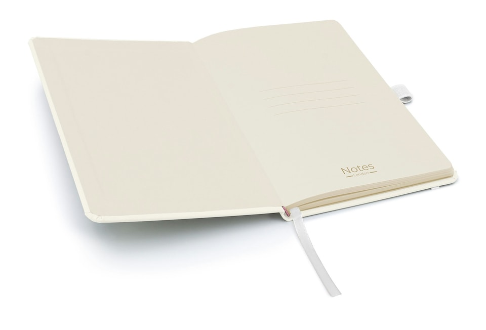 image 1 of Notes London A5 Wilson Lined Page Notebook White