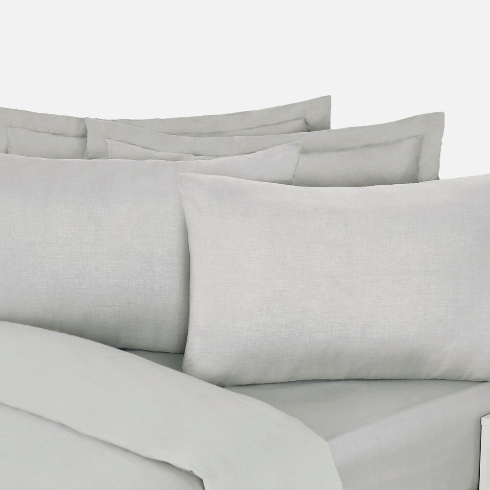 image 1 of OHS Luxurious Polycotton Housewife Pillowcase Pair Soft Modern Bedding