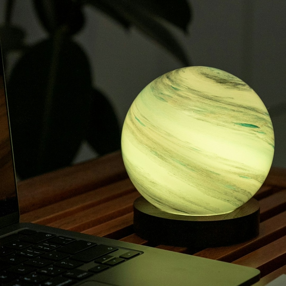image 1 of Gingko Large AstraGlass Desk Lamp Multi | Polar Cloud