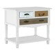 image 2 of Interiors by Premier Coastal Style White 3 Drawer Chest, White 3 Drawer Dresser, White Drawer Chest, White Bedroom Drawers Unit