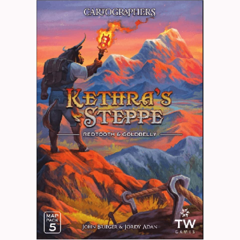 Cartographers Map Pack 5: Kethra's Steppe - Redtooth & Goldbelly