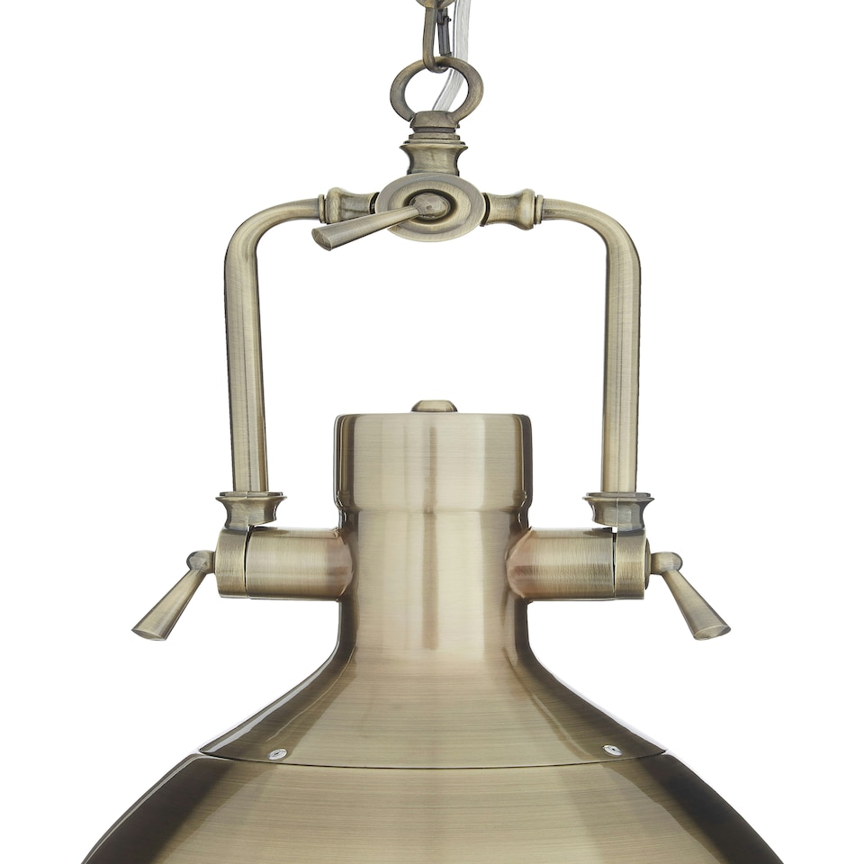 image 1 of Interiors by Premier Large Brass Pendant Light