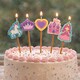image 2 of Novelty Birthday Cake Candle Set - Princess
