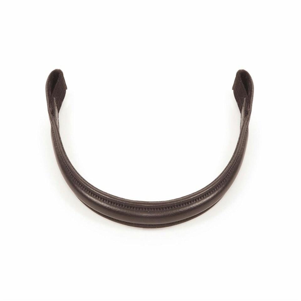 image 1 of Shires Aviemore Raised Browband Brown | Size: Pony
Colour: H.Brown