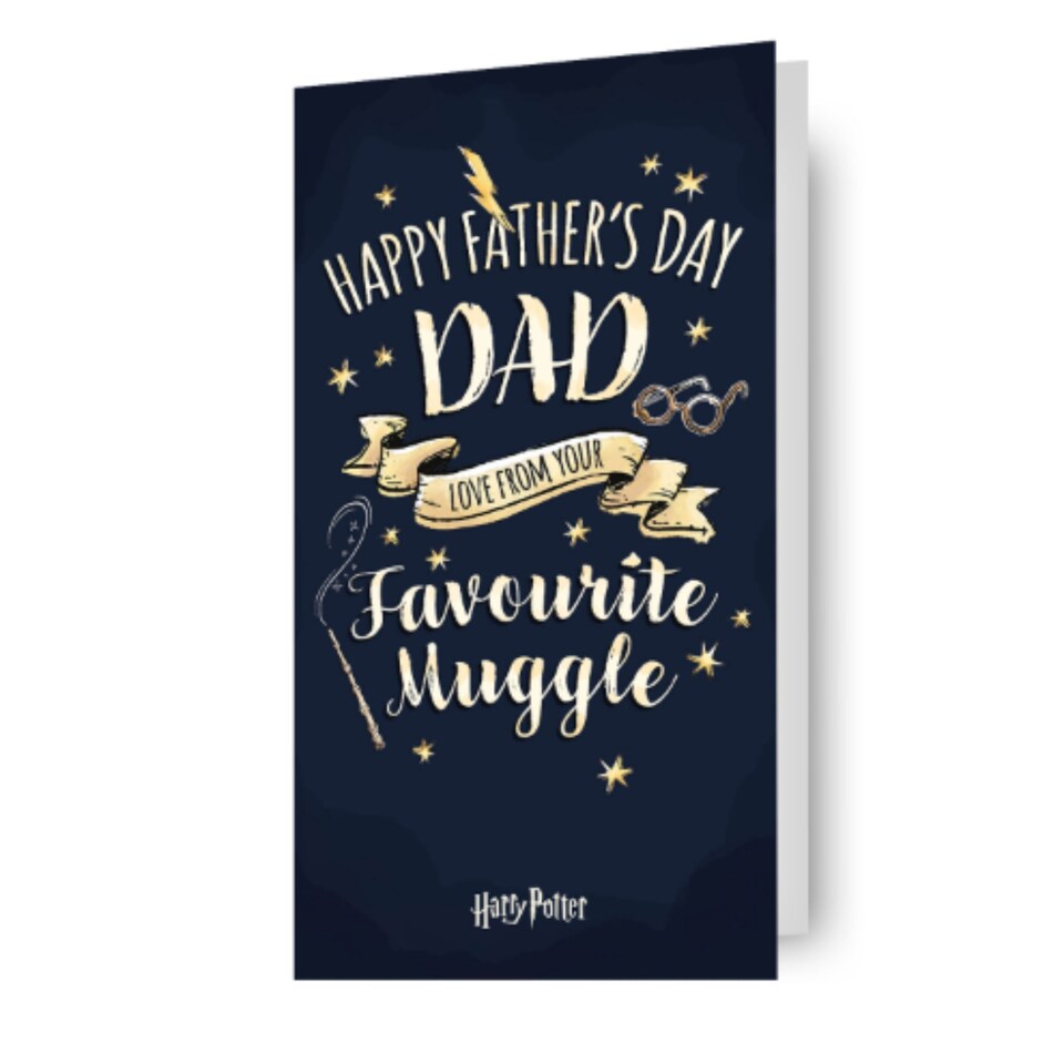 image 1 of Harry Potter 'Favourite Muggle' Father's Day Card