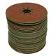 image 2 of 115mm Coarse 36 Grit Fibre Sanding Abrasive Discs For Wood Metal 4-1/2" 200pk