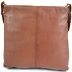 image 2 of Soft Premium Leather Shoulder / Cross Body Bag Brown | Tan