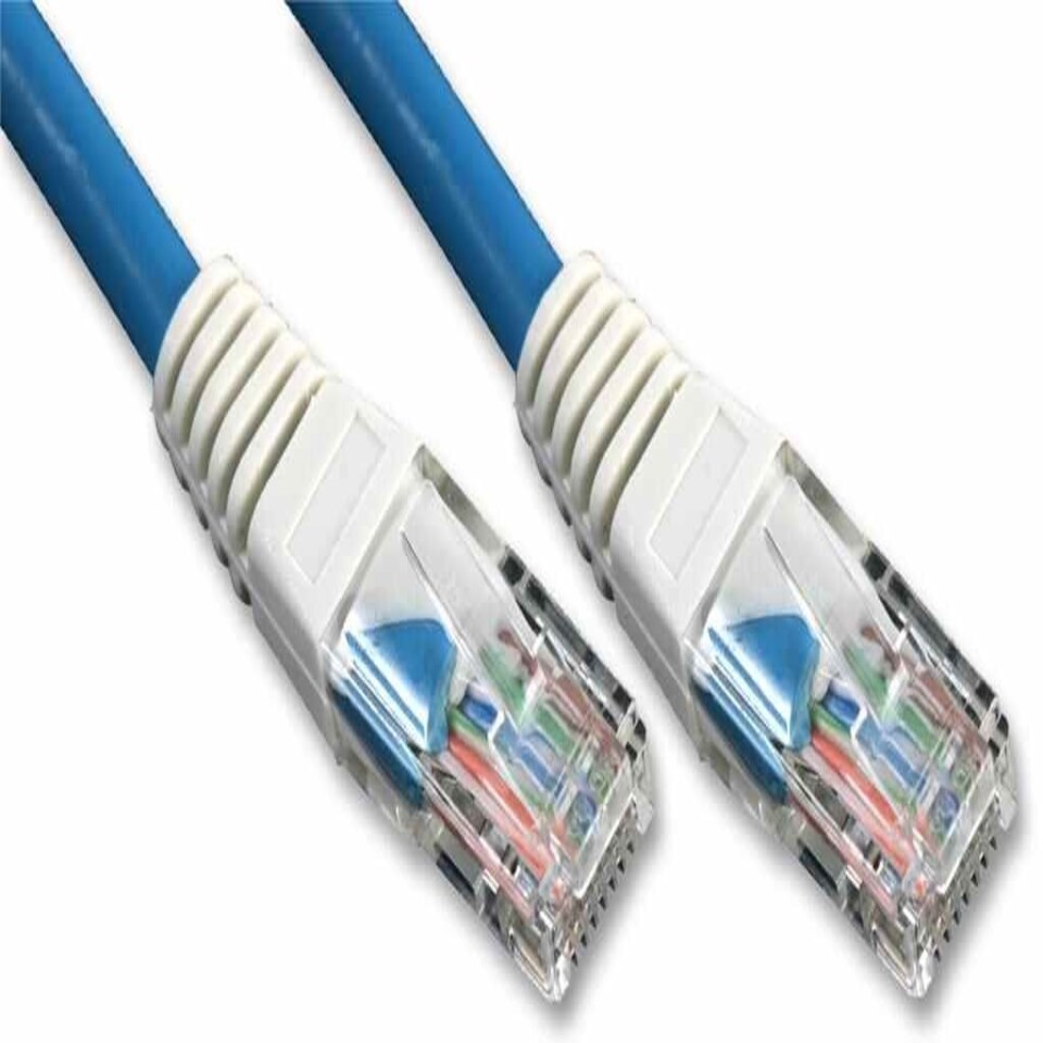 PRO SIGNAL - RJ45 Male to Male Cat5e UTP LSOH Ethernet Patch Lead, 0.5m Blue