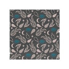 Floral Magic Eyes Splash Back | White
