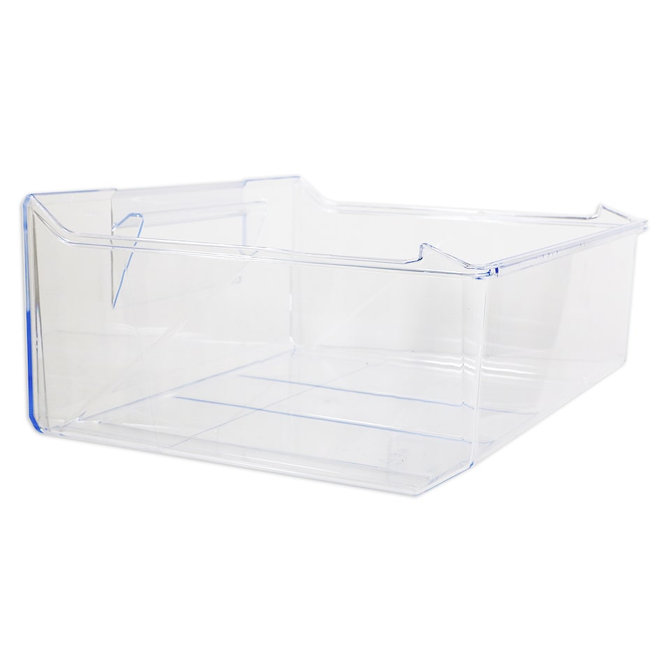 image 1 of SPARES2GO Top Middle Drawer for Smeg C3170 C4172 Fridge Freezer Container Box