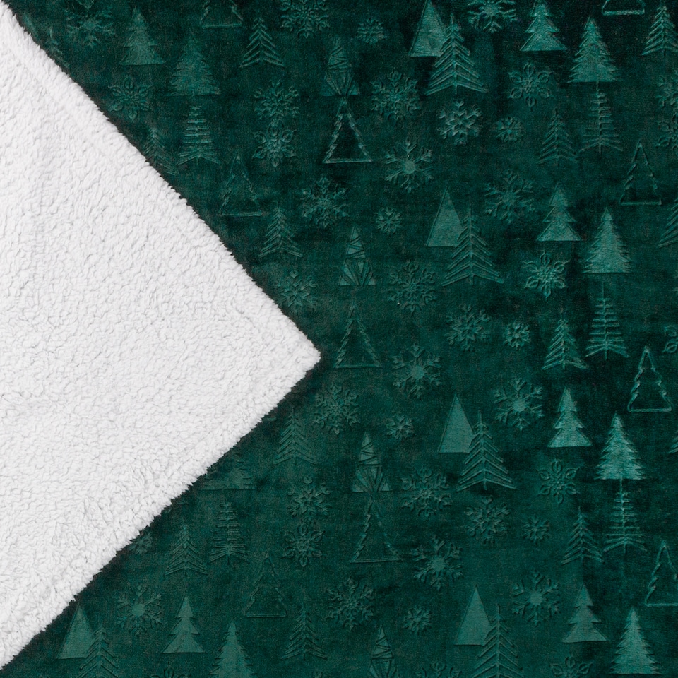 image 1 of Furn Festive Time Sherpa Fleece Throw