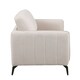 image 3 of Oslo Modern Scandi Style Fabric Living Room 2 Seater Sofa (Beige)