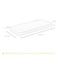 image 7 of Outsunny Garden Bench Cushion 2 Seater Seat Pad Indoor& Outdoor Use Grey | Grey | Dark Grey | 120 x 50 x 8 cm